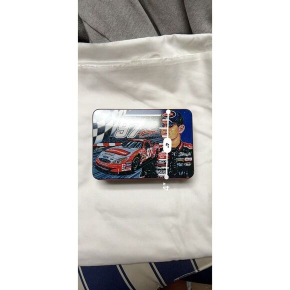 BLK) Kurt Busch NASCAR #97‎ Tin Kraft Velveeta Cheese Sam Bass Collectors Series - Picture 11 of 12